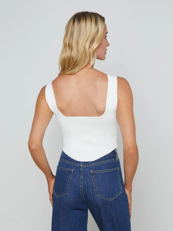 Saga Top Ivorygold Women L039Agence Blouses and Tops