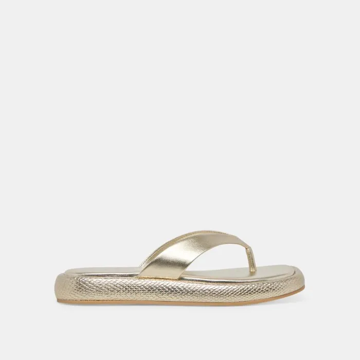 Sandals Women Dolce Vita Adin Sandals Platinum Distressed Leather