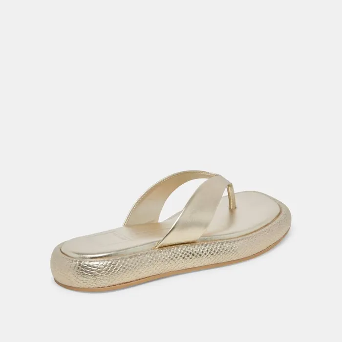 Sandals Women Dolce Vita Adin Sandals Platinum Distressed Leather