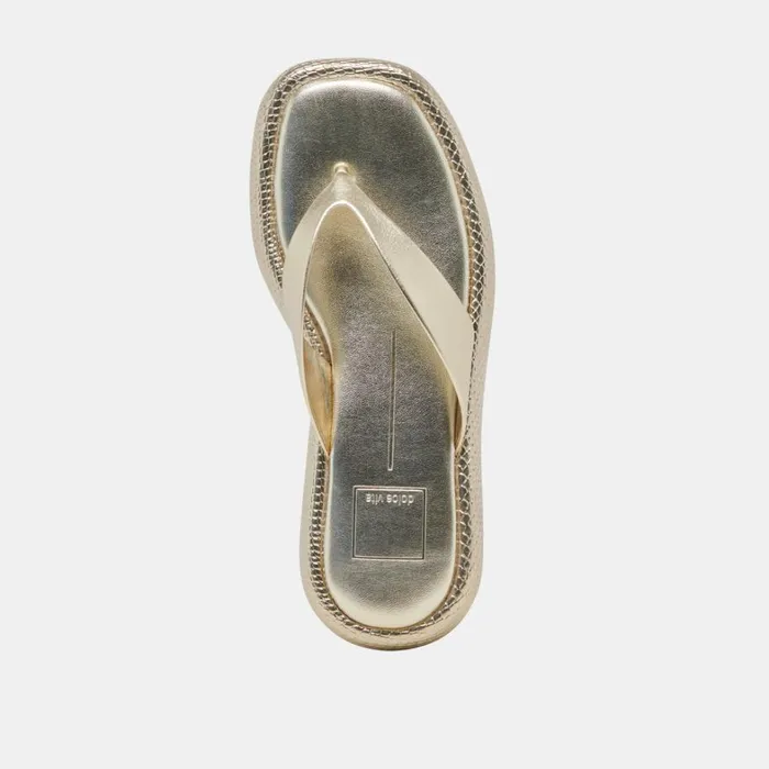Sandals Women Dolce Vita Adin Sandals Platinum Distressed Leather