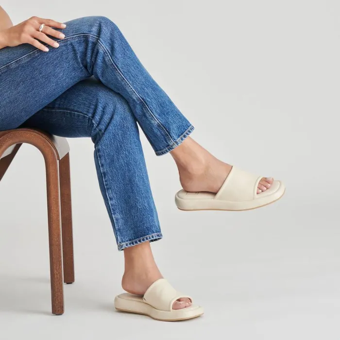 Sandals Women Dolce Vita Aisha Sandals Ivory Leather