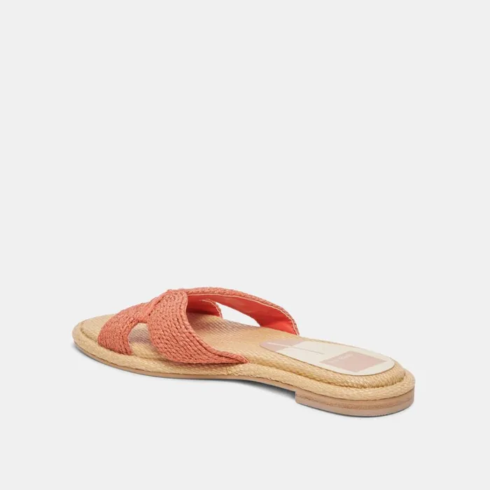 Sandals Women Dolce Vita Atomic Sandals Persimmon Raffia