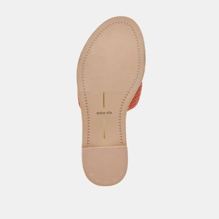 Sandals Women Dolce Vita Atomic Sandals Persimmon Raffia