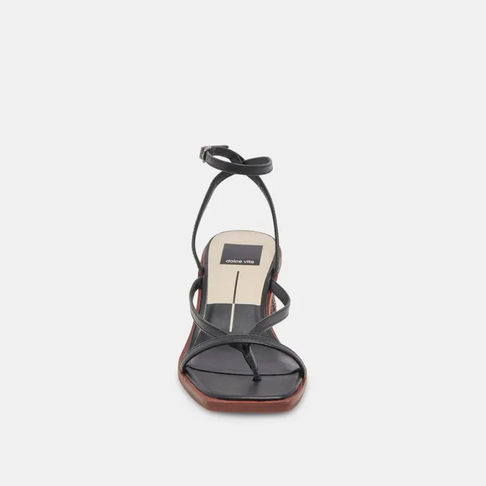 Sandals Women Dolce Vita Banita Sandals Black Leather