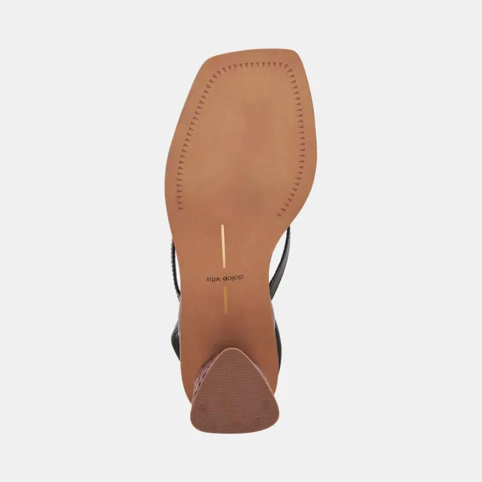 Sandals Women Dolce Vita Banita Sandals Black Leather
