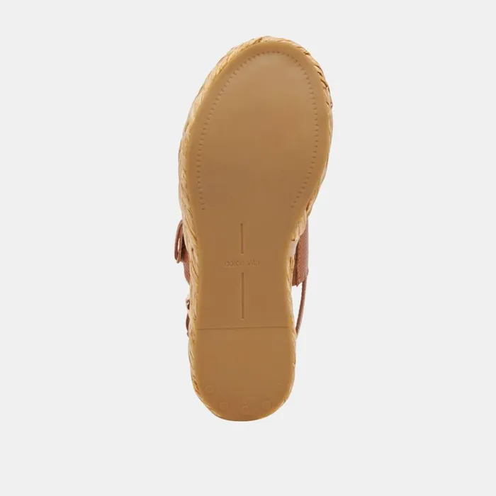 Sandals Women Dolce Vita Chera Sandals Tan Embossed Leather