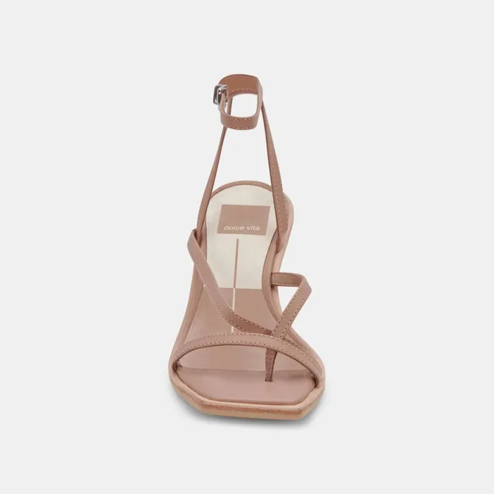Sandals Women Dolce Vita Gemini Wedges Cafe Leather