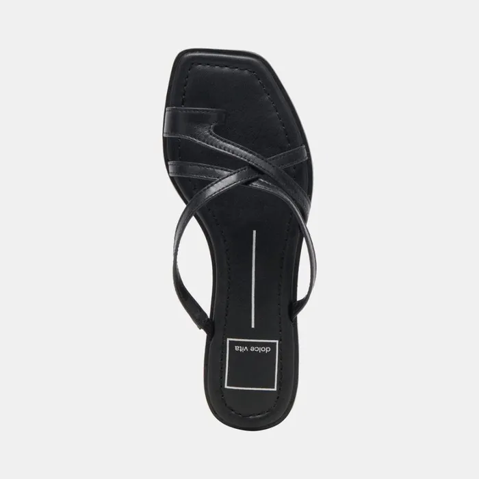 Sandals Women Dolce Vita Indigo Sandals Black Leather