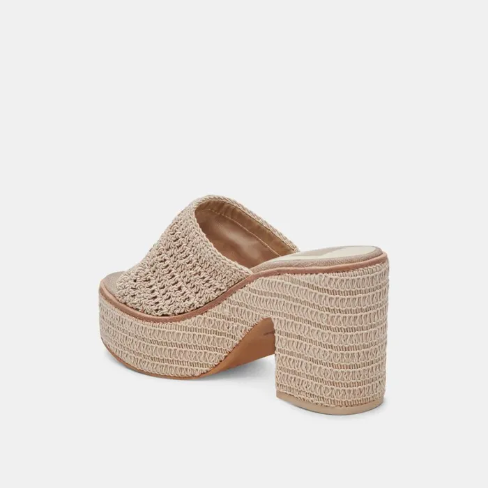 Sandals Women Dolce Vita Ladin Heels Dove Woven