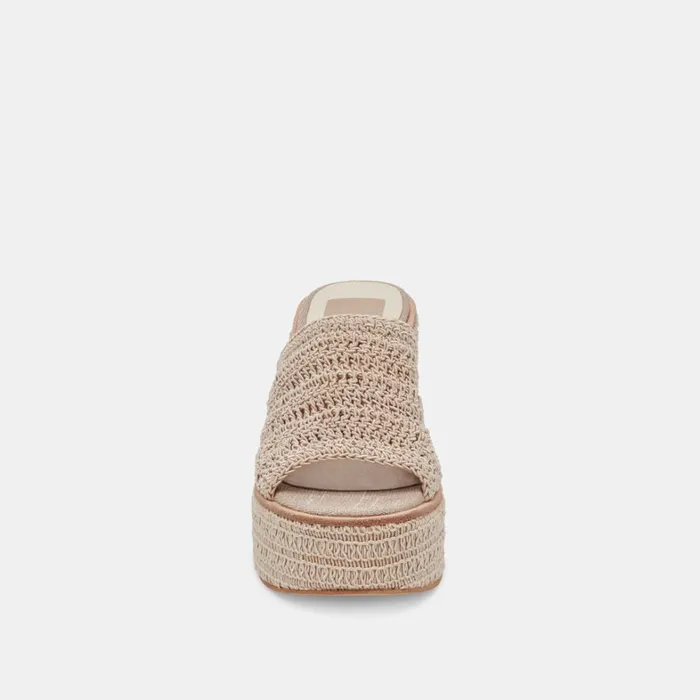 Sandals Women Dolce Vita Ladin Heels Dove Woven