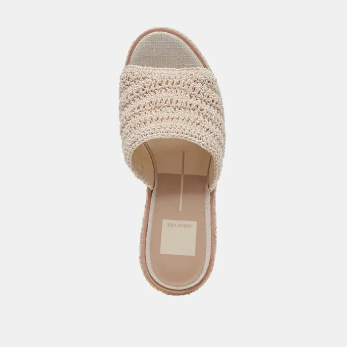 Sandals Women Dolce Vita Ladin Heels Dove Woven