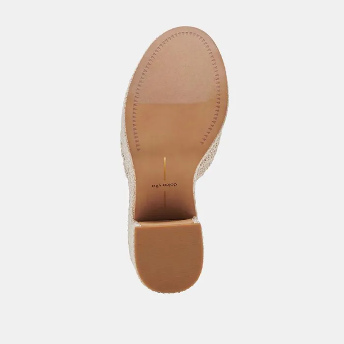 Sandals Women Dolce Vita Ladin Heels Dove Woven