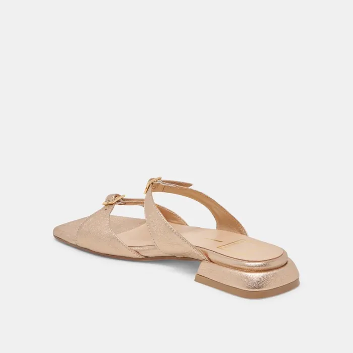 Sandals Women Dolce Vita Lavern Sandals Gold Metallic Leather