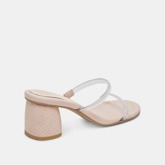 Sandals Women Dolce Vita Mandie Heels Crystal Vinyl