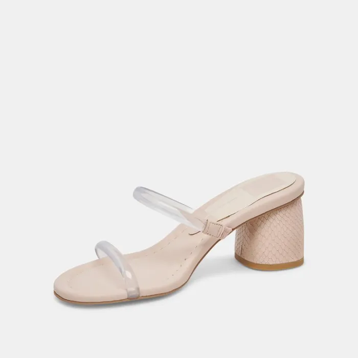 Sandals Women Dolce Vita Mandie Heels Crystal Vinyl