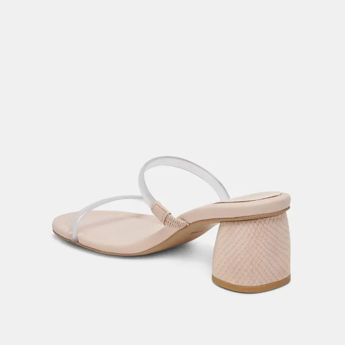 Sandals Women Dolce Vita Mandie Heels Crystal Vinyl