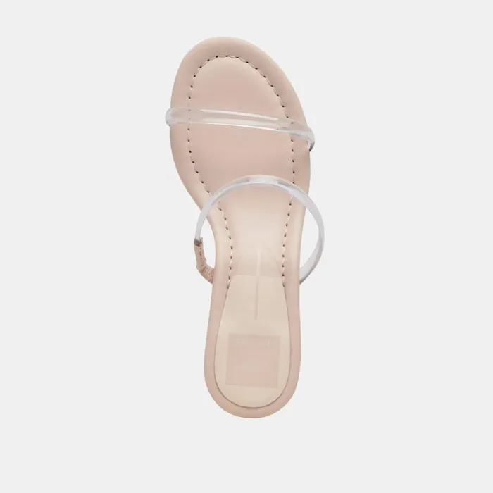 Sandals Women Dolce Vita Mandie Heels Crystal Vinyl