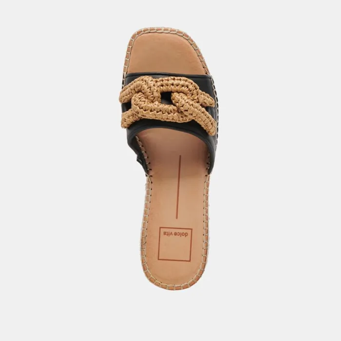 Sandals Women Dolce Vita Narnia Sandals Black Leather