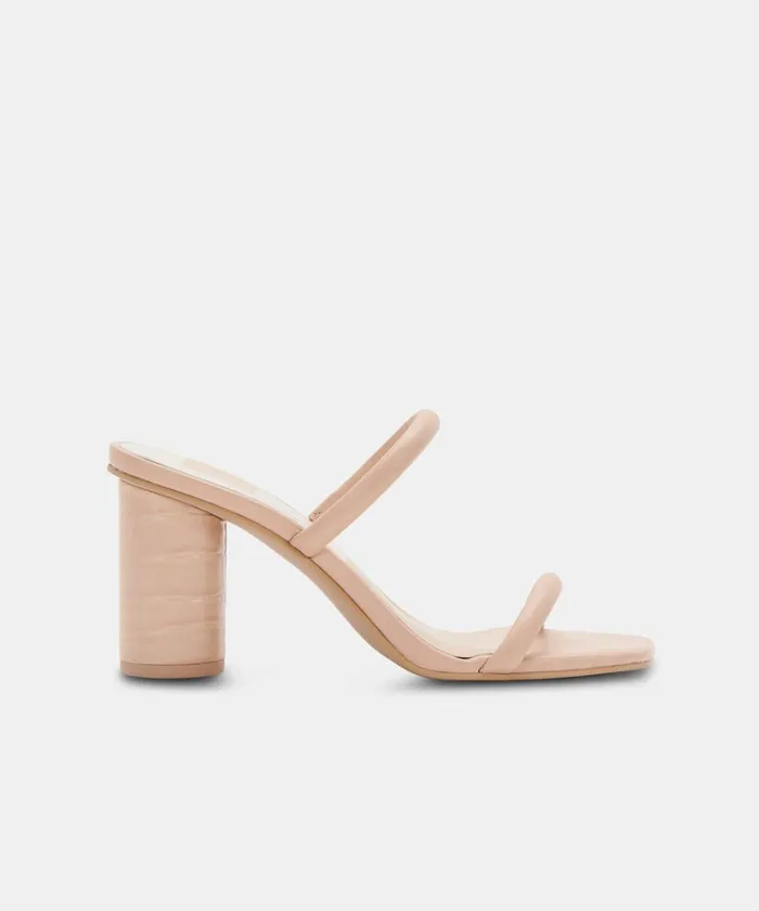 Sandals Women Dolce Vita Noles Heels Cream Stella