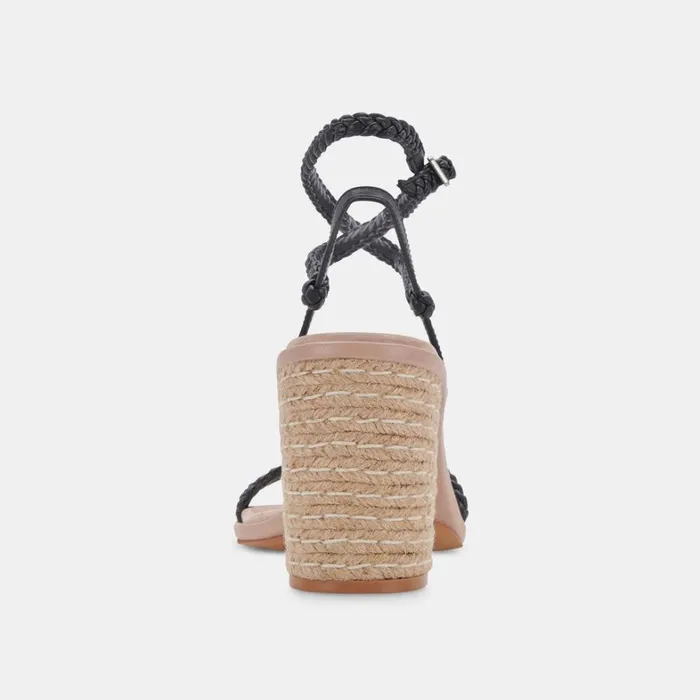 Sandals Women Dolce Vita Oro Heels Black Stella
