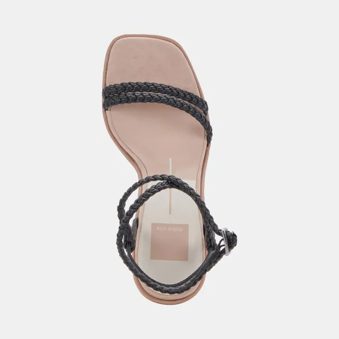 Sandals Women Dolce Vita Oro Heels Black Stella