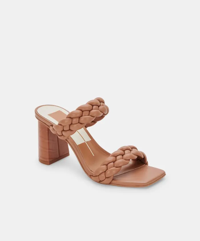 Sandals Women Dolce Vita Paily Heels Caramel Stella