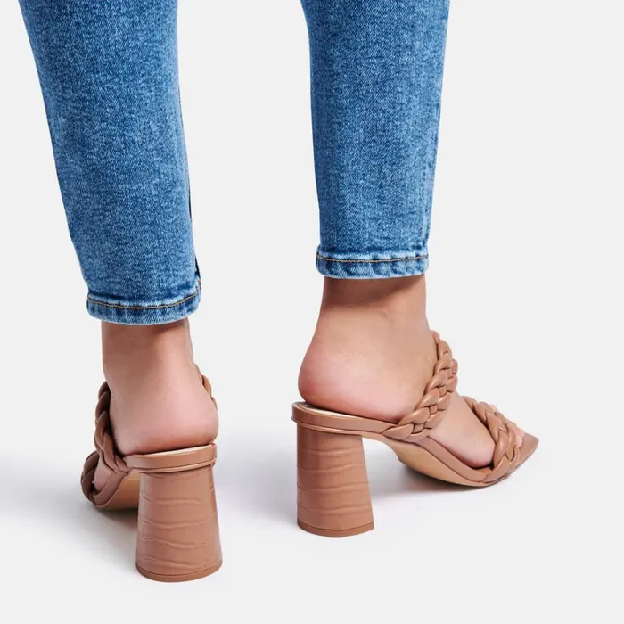 Sandals Women Dolce Vita Paily Heels Caramel Stella