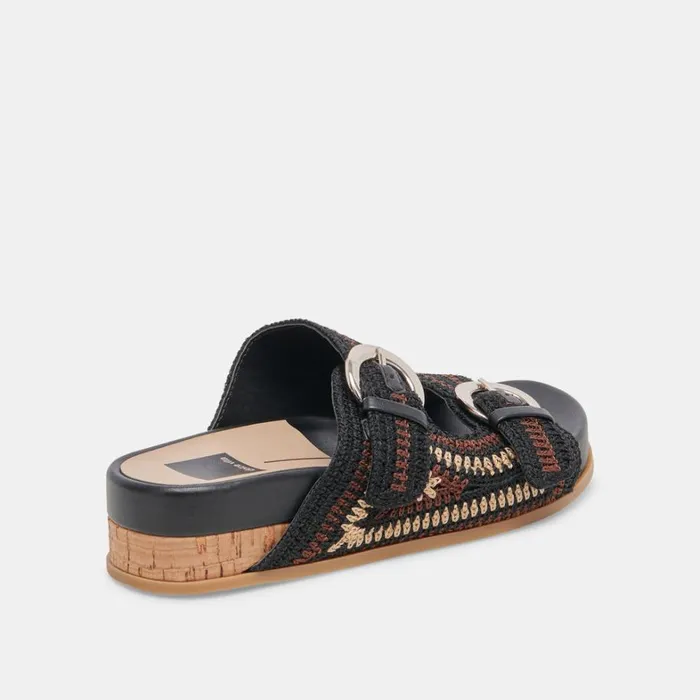 Sandals Women Dolce Vita Ralli Sandals Black Multi Knit