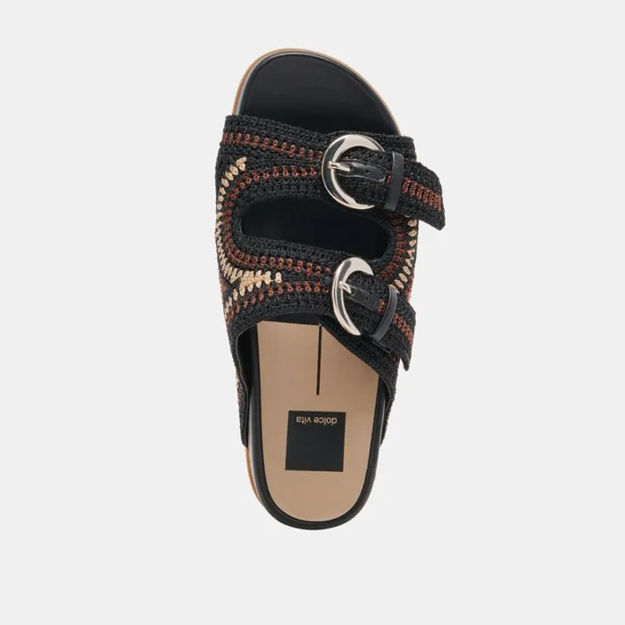 Sandals Women Dolce Vita Ralli Sandals Black Multi Knit