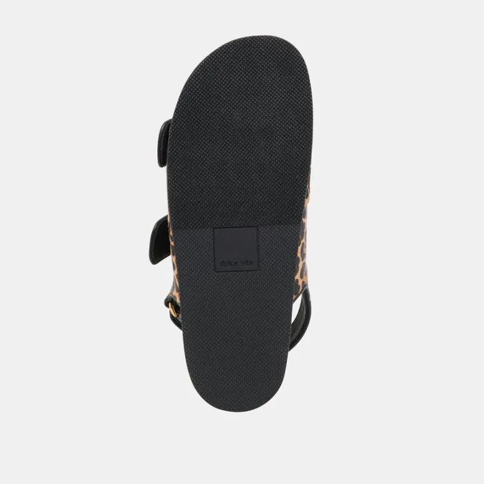 Sandals Women Dolce Vita Starla Sandals Leopard Black Calf Hair