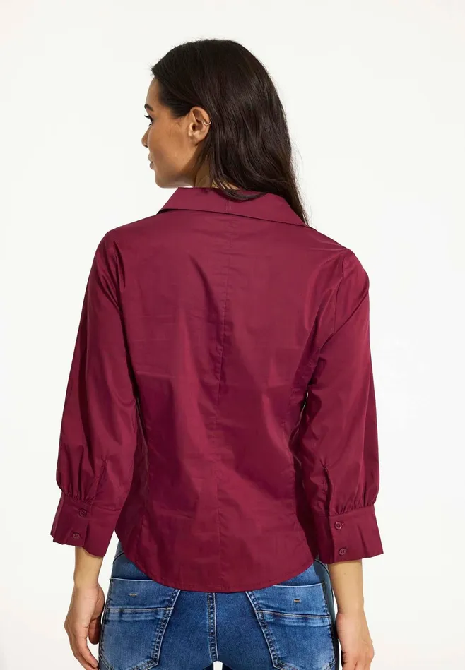 SANDRA SHIRT 16528 295 Burgondy 295 Women IN FRONT BLOUSES SHIRTS SANDRA SHIRT 16528 295 Burgondy 295 Women IN FRONT BLOUSES SHIRTS