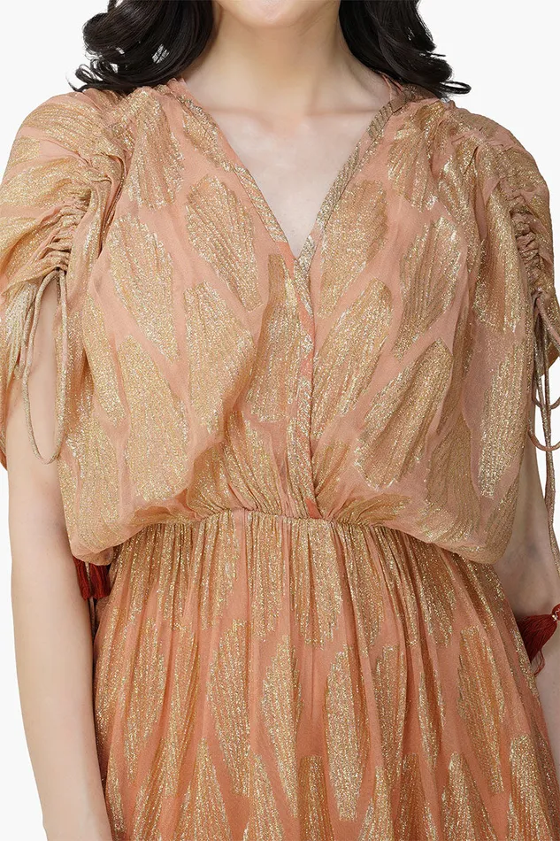 Sandstone Lurex Ombray Maxi Dress Sandstone Lurex Ombray Maxi Dress