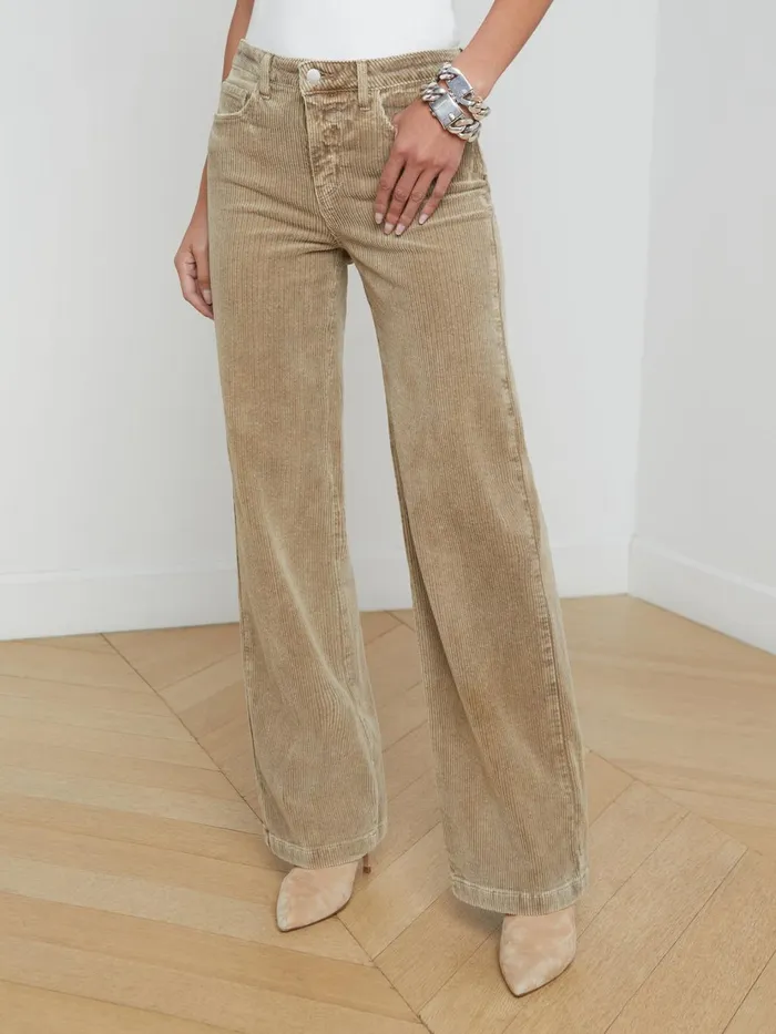 Scottie Corduroy Jean Barrel Women L039Agence Matching Sets