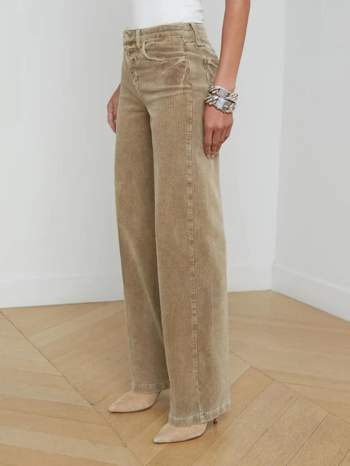 Scottie Corduroy Jean Barrel Women L039Agence Matching Sets