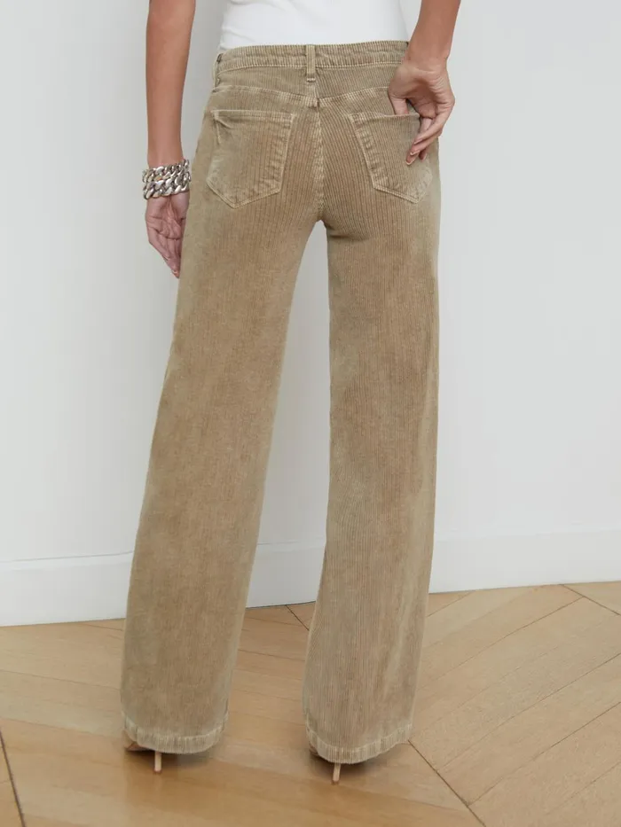 Scottie Corduroy Jean Barrel Women L039Agence Matching Sets