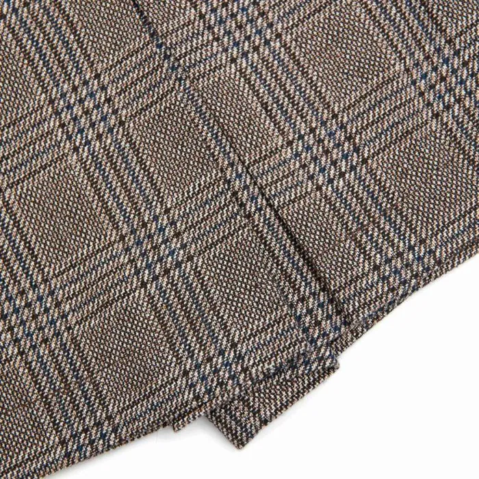 Self Portrait Bottoms Brown Check Mini Skort 8211 Women