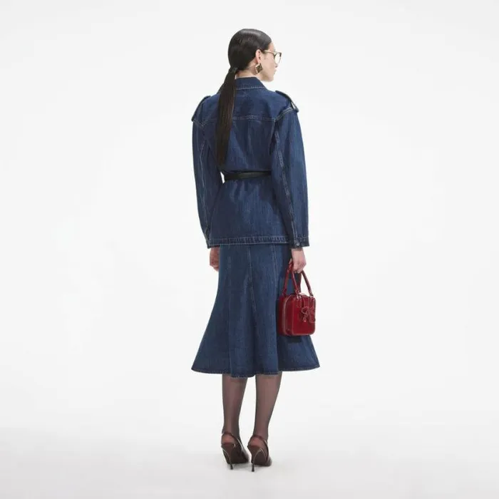 Self Portrait Denim Denim Utility Jacket 8211 Women