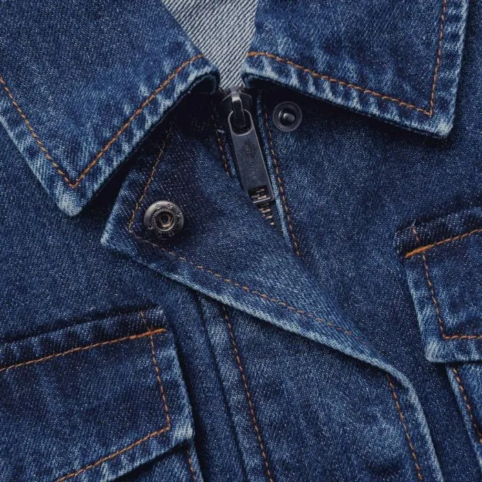 Self Portrait Denim Denim Utility Jacket 8211 Women