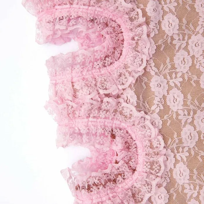Self Portrait Jumpsuits Pink Lace Cut Out Jumpsuit 8211 Women