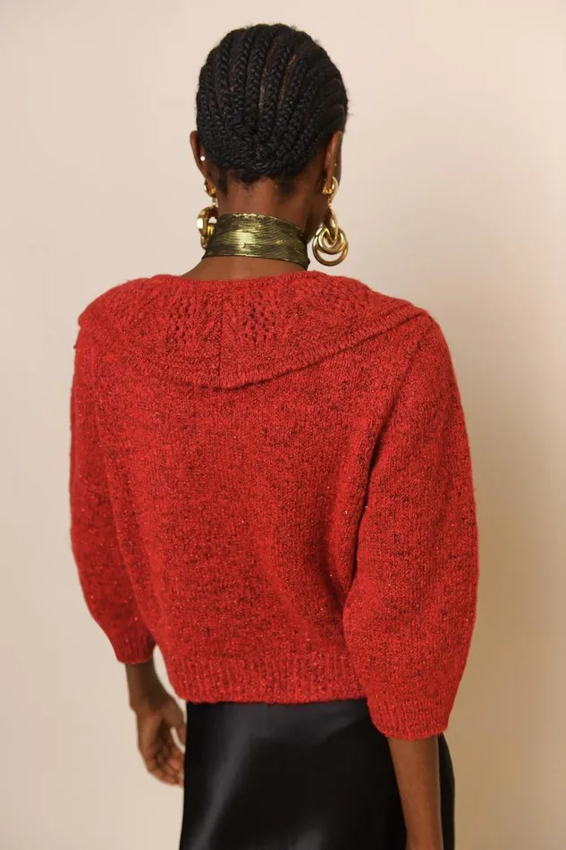 Serenity Red Women RIXO Knitwear Serenity Red Women RIXO Knitwear