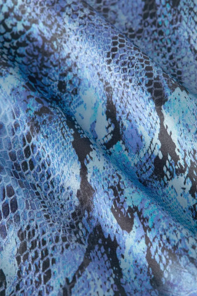 Serita Silk Slip Dress Blue Snake Women L039Agence Dresses and Jumpsuits Serita Silk Slip Dress Blue Snake Women L039Agence Dresses and Jumpsuits