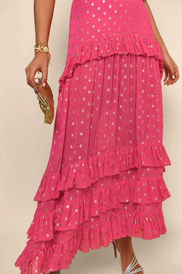 Shireen Pink Women RIXO Dresses