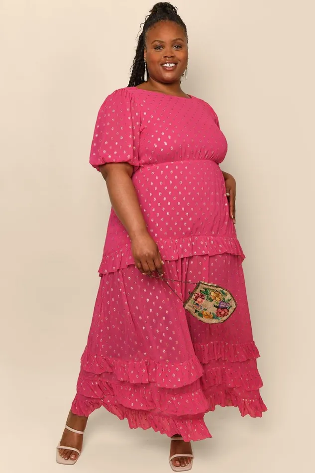 Shireen Pink Women RIXO Dresses