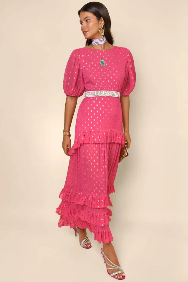 Shireen Pink Women RIXO Dresses