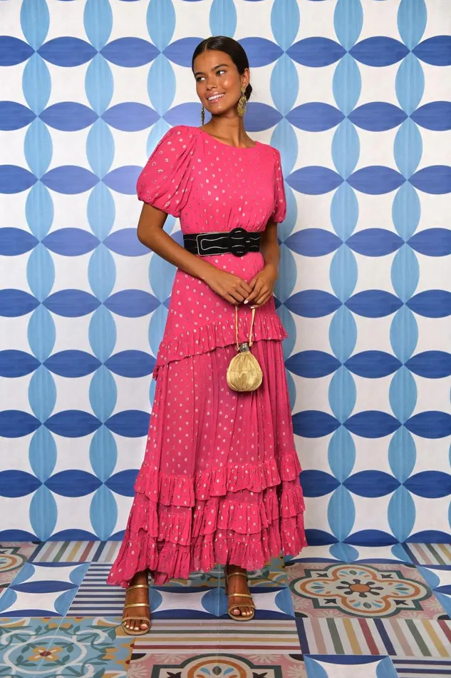 Shireen Pink Women RIXO Dresses