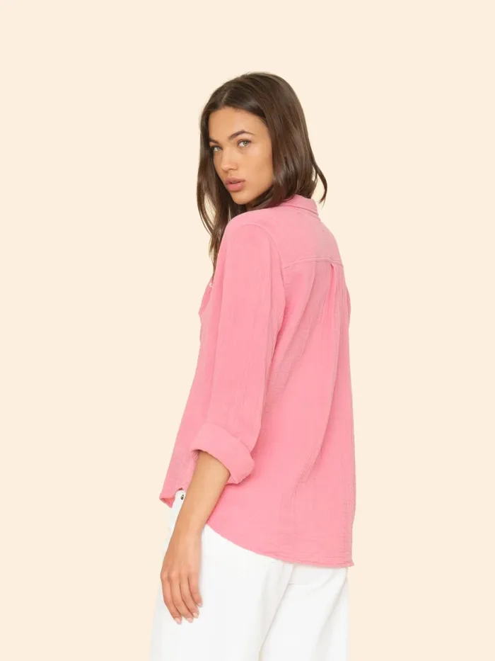 Shirts Pink Charm Scout Shirt 8211 XRENA Women Shirts Pink Charm Scout Shirt 8211 XRENA Women