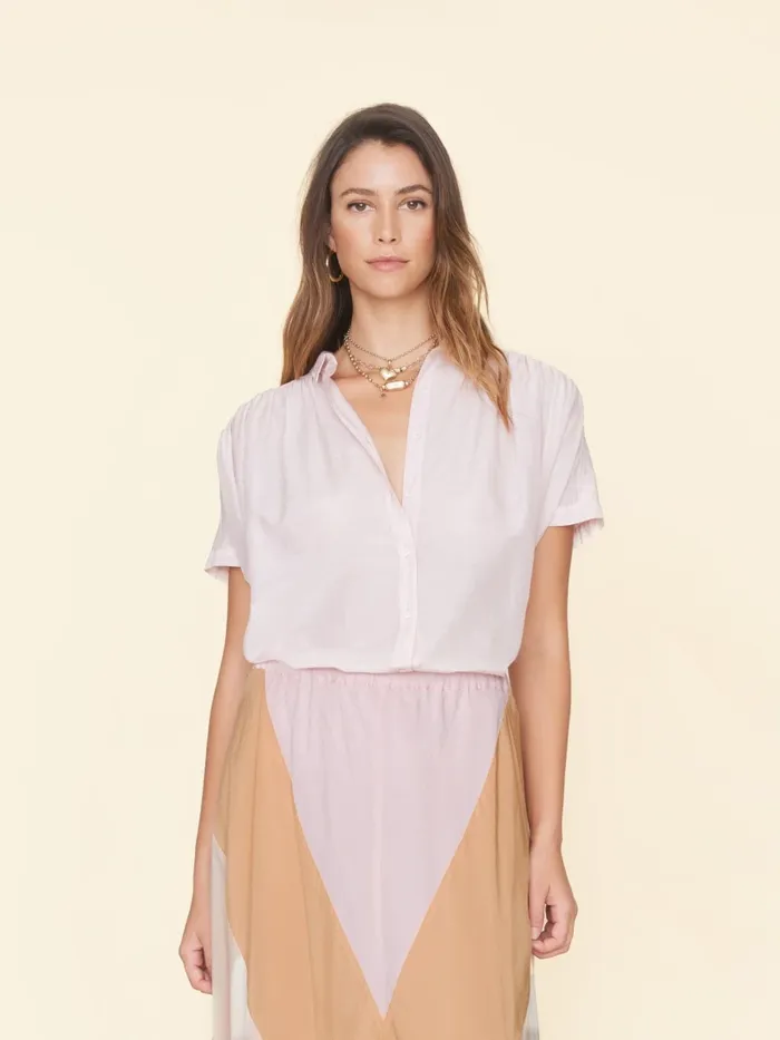 Shirts Soft Blush Paxton Shirt XRENA Women Shirts Soft Blush Paxton Shirt XRENA Women