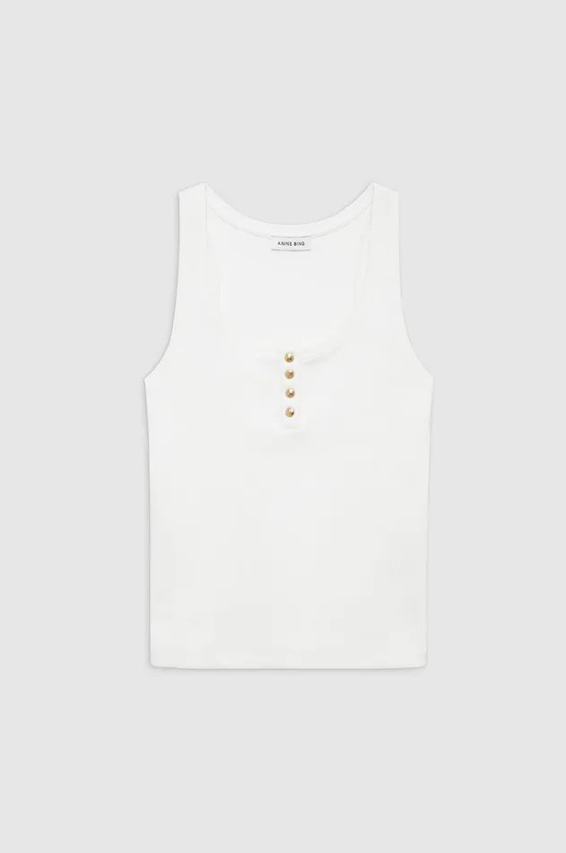 Shirts Women ANINE BING Alessia Tank 8211 Ivory