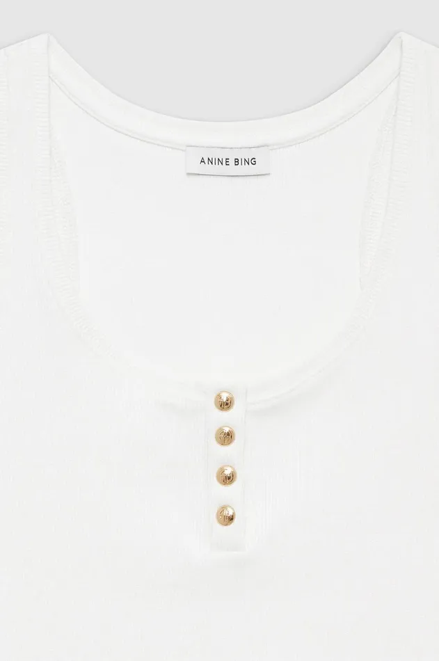 Shirts Women ANINE BING Alessia Tank 8211 Ivory
