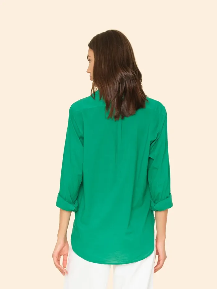 Shirts Women Sea Green Beau Shirt XRENA
